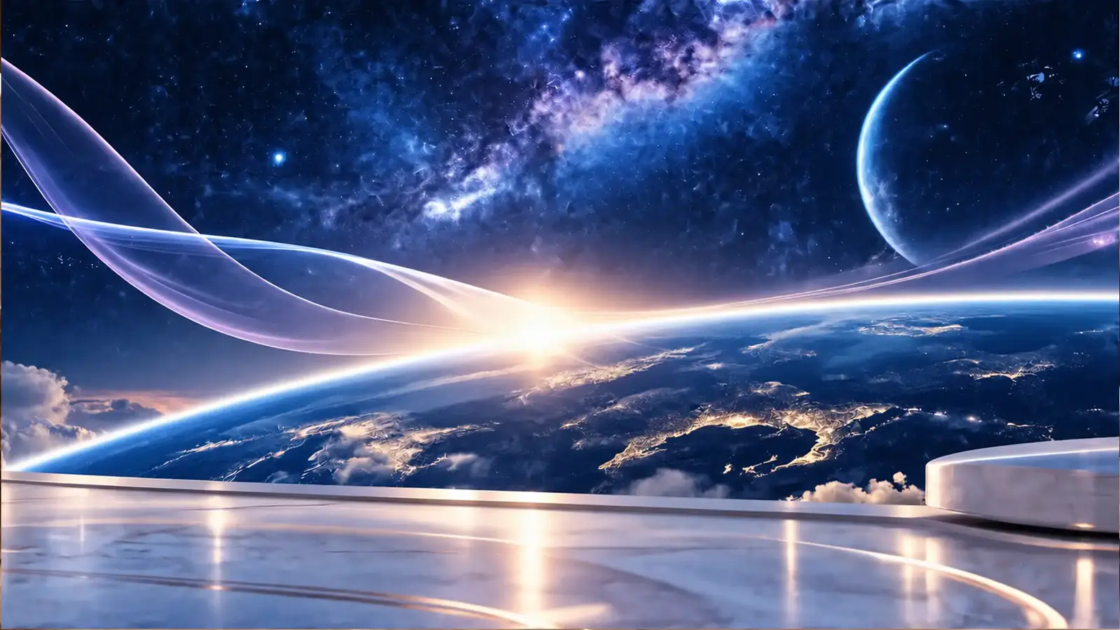星々が広がる宇宙のイメージとキラ・ネビュラ