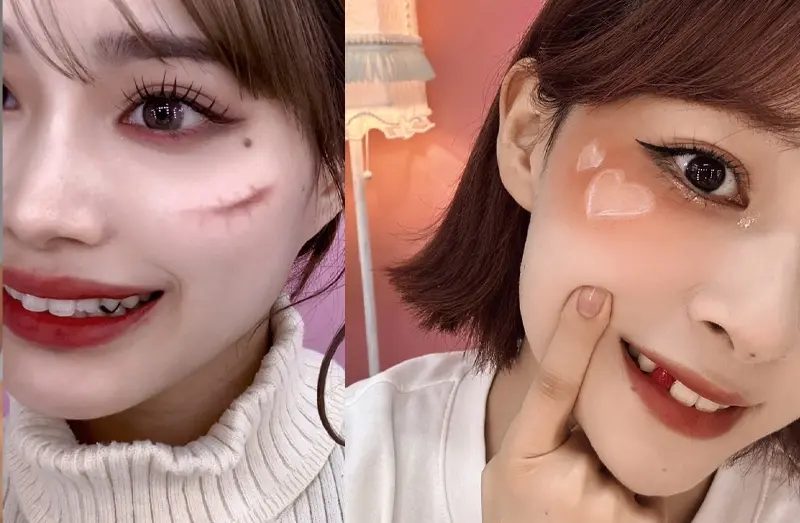 コスメティース、ハロウィンメイクイメージ