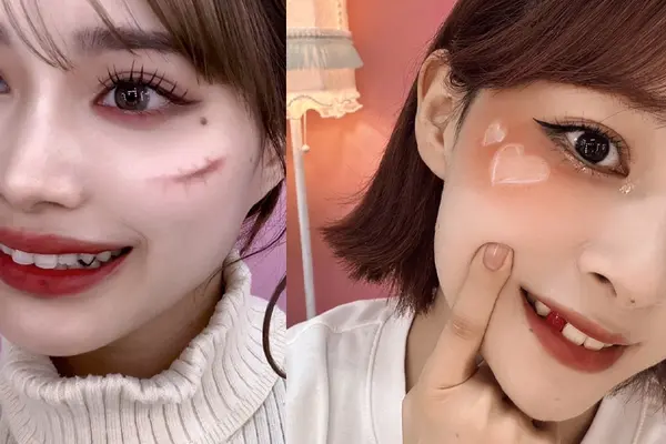 コスメティース、ハロウィンメイクイメージ